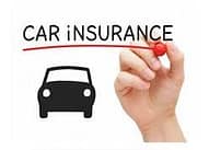 writing car insurance and car image 