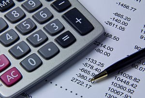 calculator and accounts 